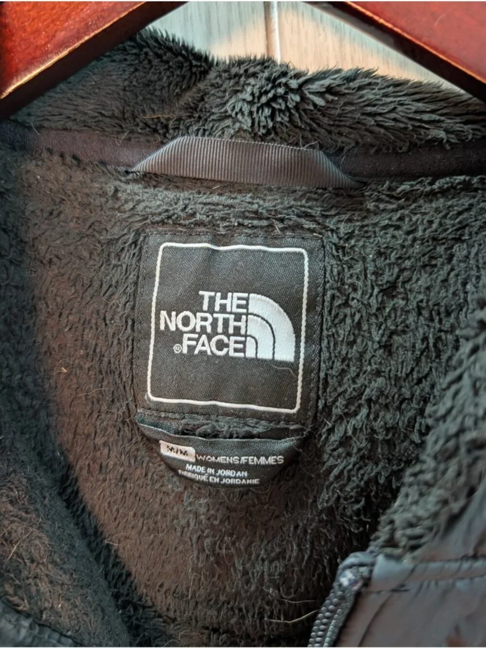 The North Face Jacket Women's M Black Oso Fleece Hooded Outdoor Hiking Gorpcore